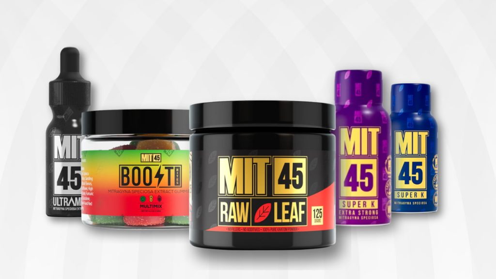 MIT45 offers kratom enthusiasts raw leaf powders, extracts, capsules, and gummies.