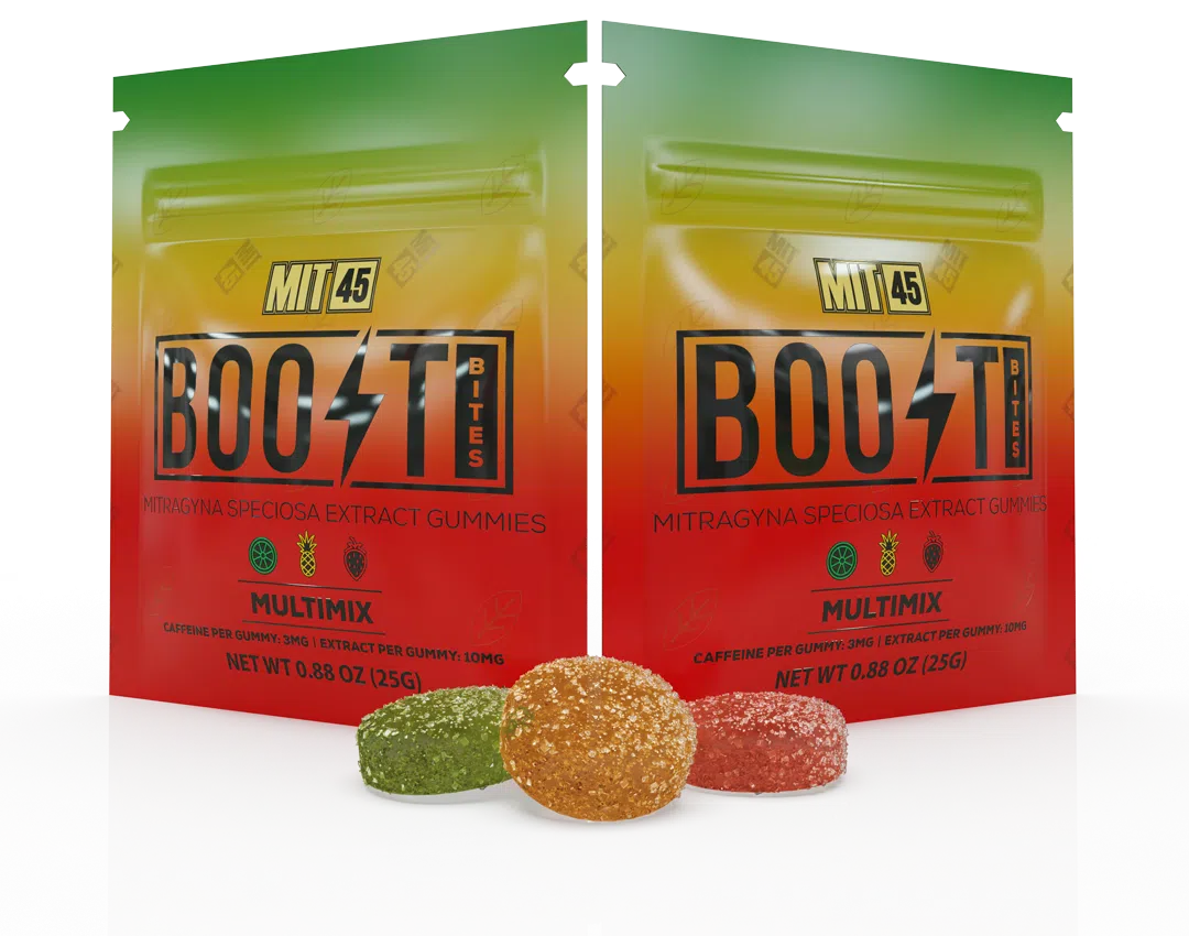 2 bags of BOOST Bites kratom gummies