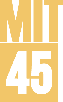 MIT 45 gold logo