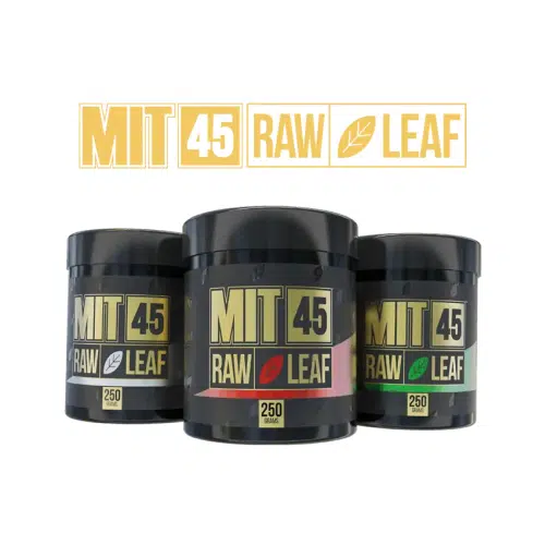 The collection of MIT45 Raw Leaf products.
