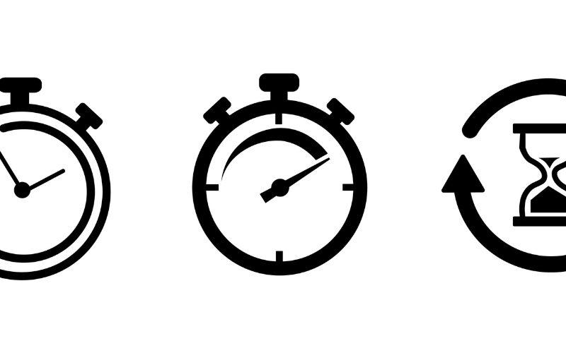 5 types of timer graphics