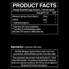 Boost Bites gummies product facts panel