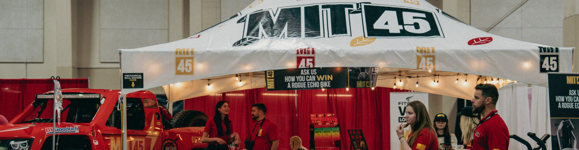 MIT45 exhibitor booth at FitCon Utah 2023