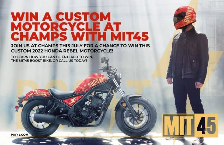 TOP KRATOM COMPANY MIT45 SET TO GIVEAWAY NEW ‘BOOST BIKE’ CUSTOM MOTORCYCLE AT CHAMPS TRADESHOW IN LAS VEGAS