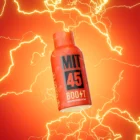 BOOST product image with orange lightning in background