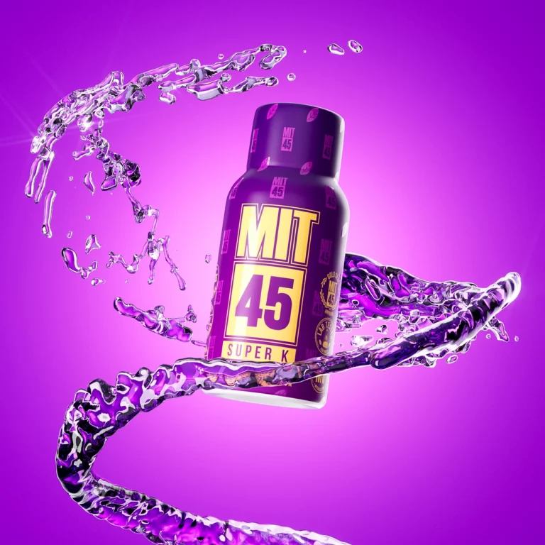 MIT45 Super K Extra Strong on purple background