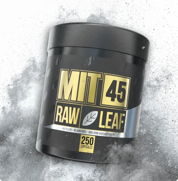 A MIT45 White Vein Powder of 250 capsules.